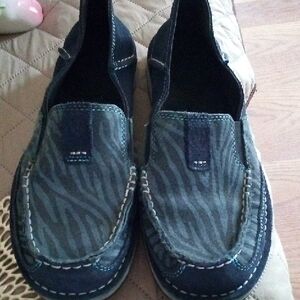 Ariat Women's Blue and Black Loafers